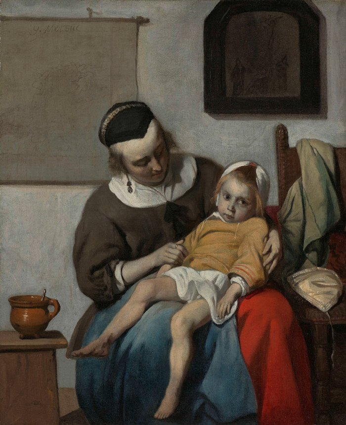 Gabriel Metsu, the Sick Child