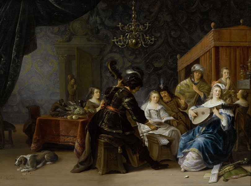 Antonie Palamedesz, Musical Festival Society with the Allegory of the Five Senses