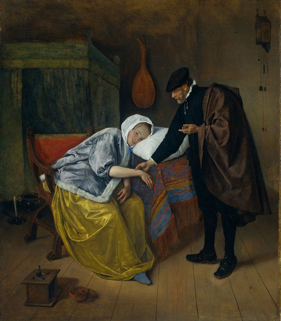 The Sick Woman, Jan Steen