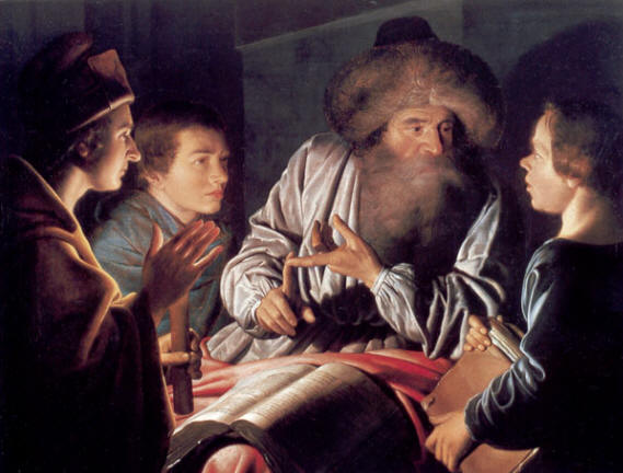 Philosophers and Pupils, Hendrick Cornelisz van Vliet