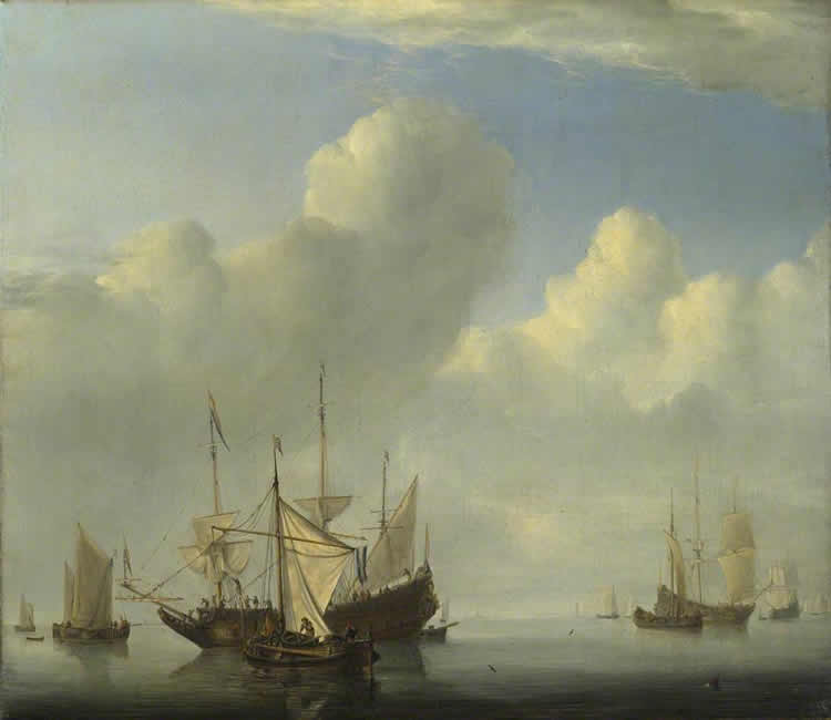 Willem van de Velde the Younger, Dead calm