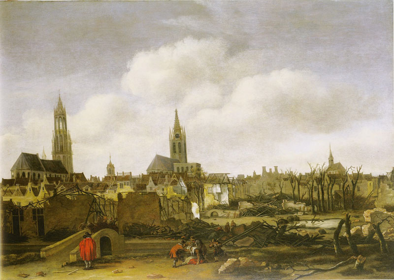 Explosion of the Powder Magazine in Delft, Daniel Vosmaer