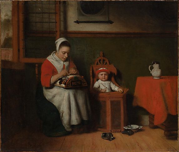 The Lacemaker, Nicholas Maes