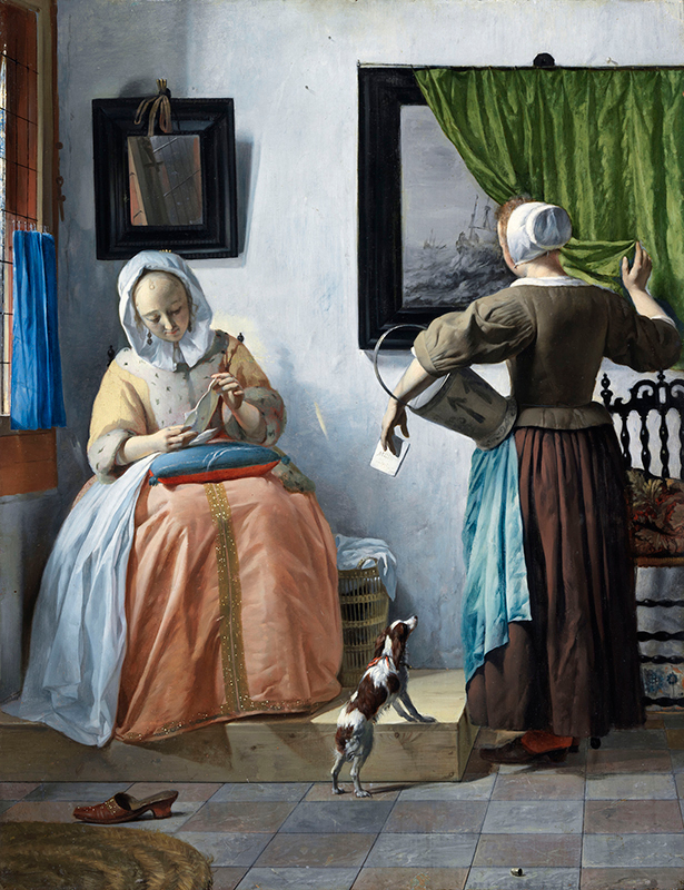 A Lady Reading a Letter, Gabriel metsu