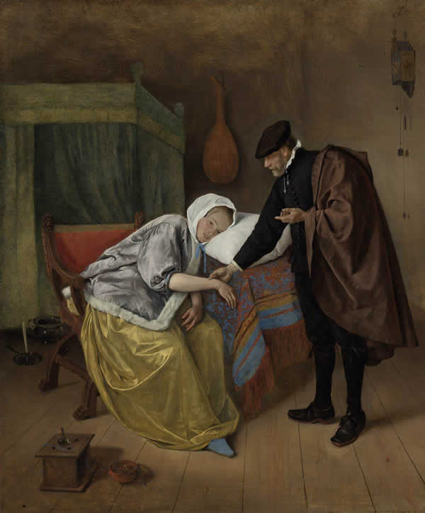 Jan Steen, The Sick Woman