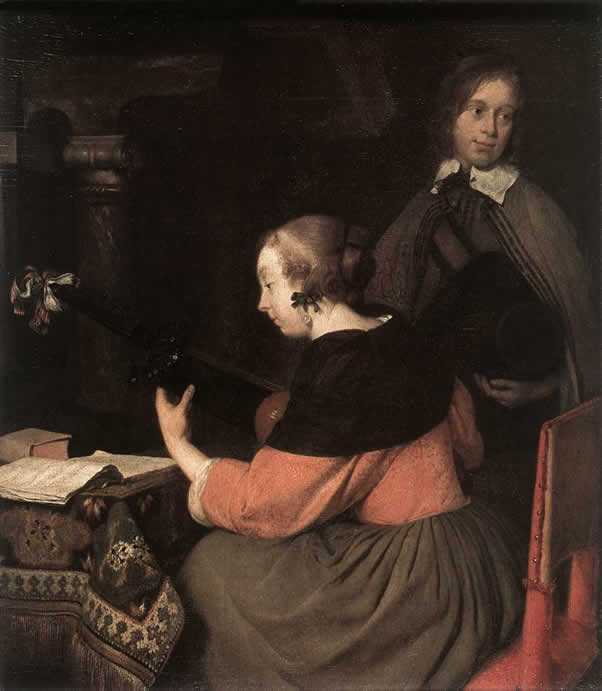Gerrit ter Borch, The Lute Player