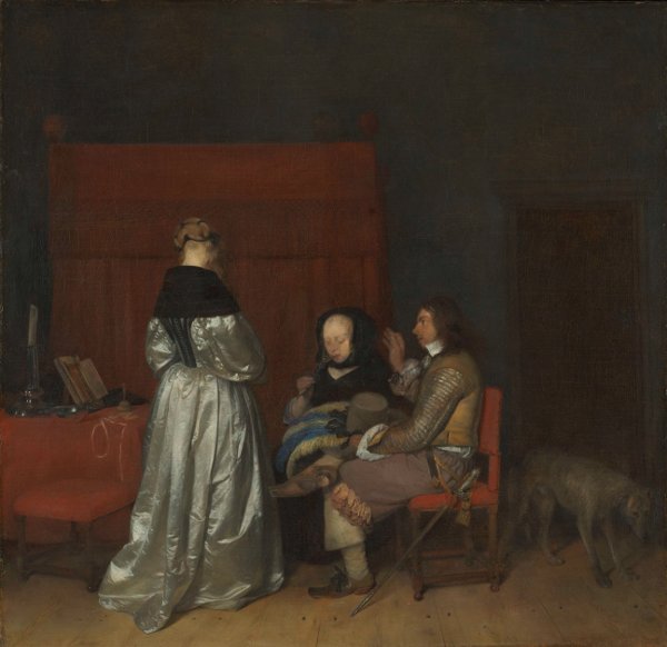 Parential Admonition, Gerrit ter Borch