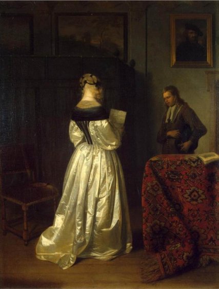 The Messanger, Gerrit ter Borch