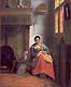 A Woman Nursing an Infant with a Chicld and a Dog, Pieter de Hooch