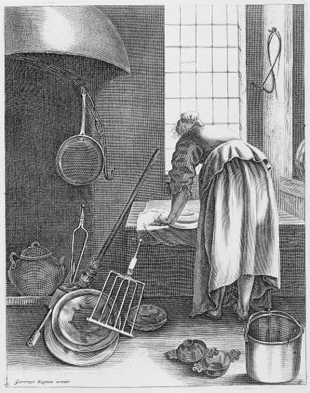 A Woman Doing Housework, Geertruydt Roghman