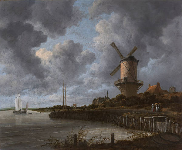 The Windmill at Wijk bij Duurstede, Jacob Isaacksz van Ruisdael