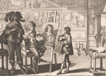 A Painter in his Studio, Abraham Bosse