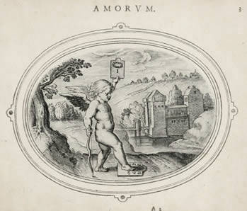 Perfect us Amor Est Nisi ad Unum, Engraving from <em>Amorum Emblemata</em>