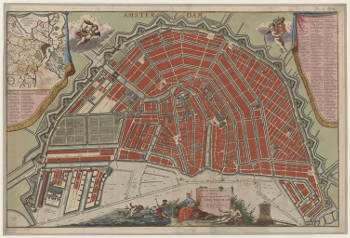 Map if Amsterdam