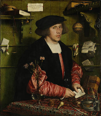 Portrait of the Merchant Georg Gisze, Hans Holbein the Younger