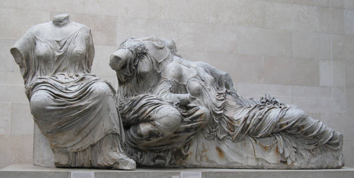 The Parthenon Sculptures: Figures L and M from the East Pediment