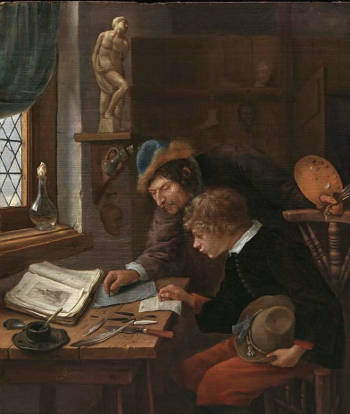 Drawing Lesson, Jan Steen