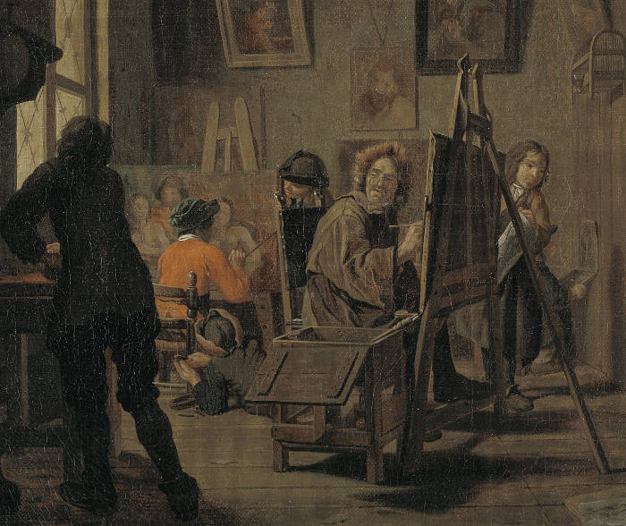 Jan Josef Horemans the Elder, a Painter's Studio