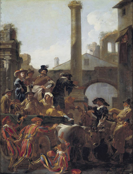 Carnival in Rome, Jan Miel