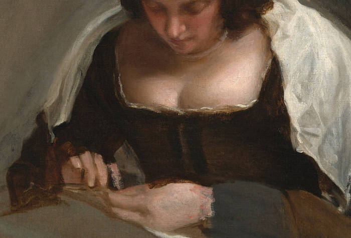 The Needlewoman (detail), Diego Velazquez