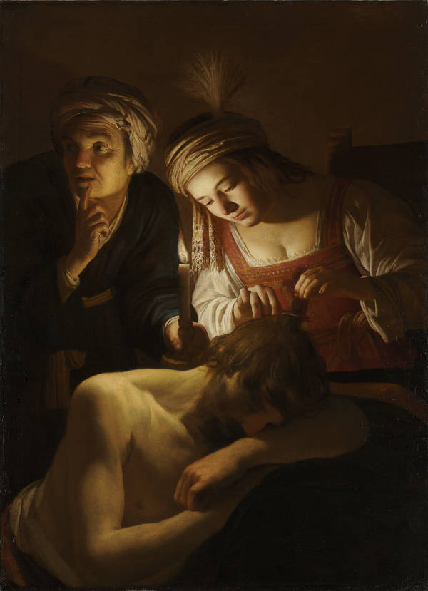 Samson and Delilah, Gerrit van Honthorst