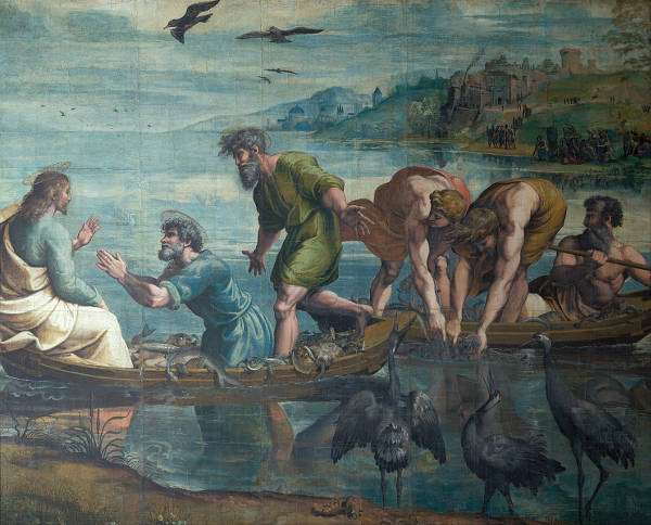 The Miraculous Draft of Fishes (cartoon), Raphael