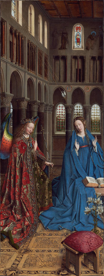 The Annunciation, Jan van Eyck