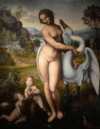 Leda, after a lost work by Leonardo da Vinci