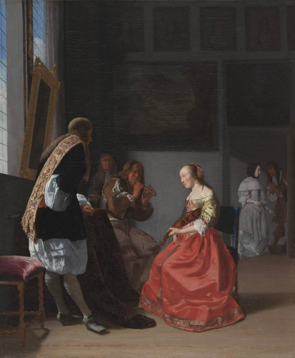 A Musical Company, Jacob Ochtervelt