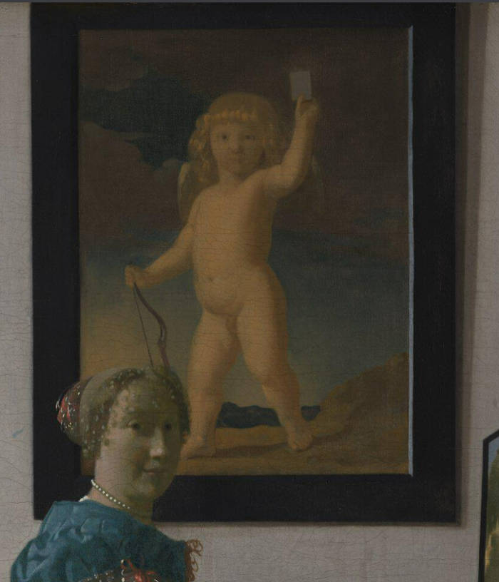 A Lady Standing at a Virginal, Johannes Vermeer