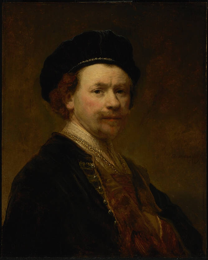 Self-Portrait, Rembrandt