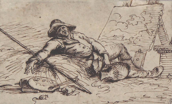 Drunken Artist, Abraham Bloemaert