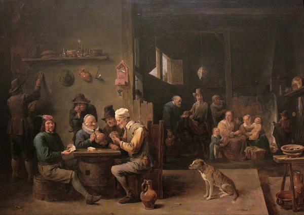 Card Game in an Inn, David Teniers the Younger