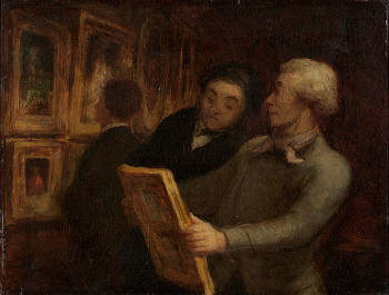 The Painting Enthusiasts, Honoré Daumier