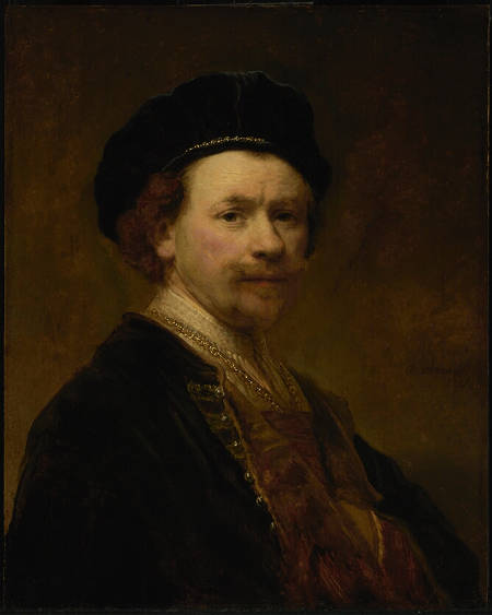Self Portrait, Rembrandt van Rijn