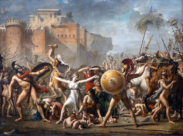 The Intervention of the Sabine Women, Jacques-Louis David