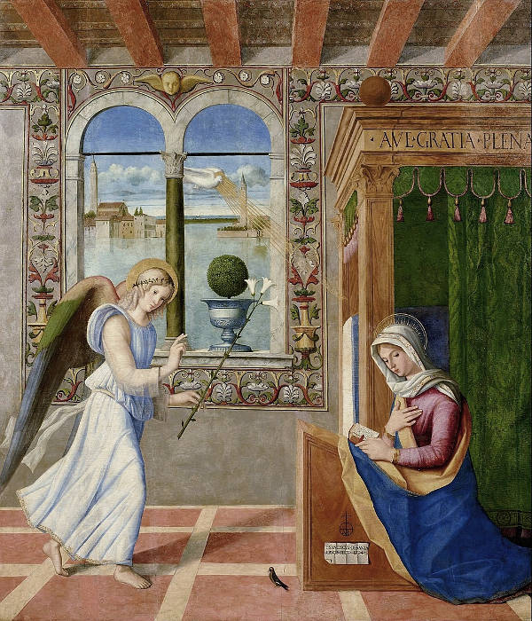 Francesco di Simone da Santacroce, Annunciation