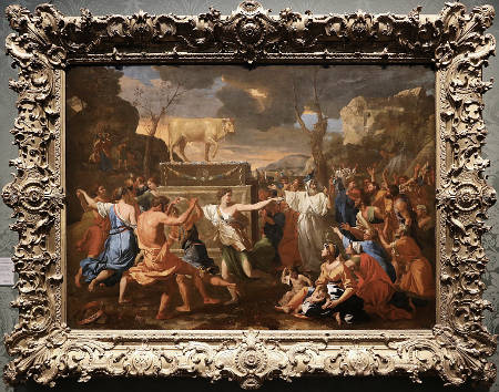 The Adoration of the Golden Calf, Nicolas Poussin