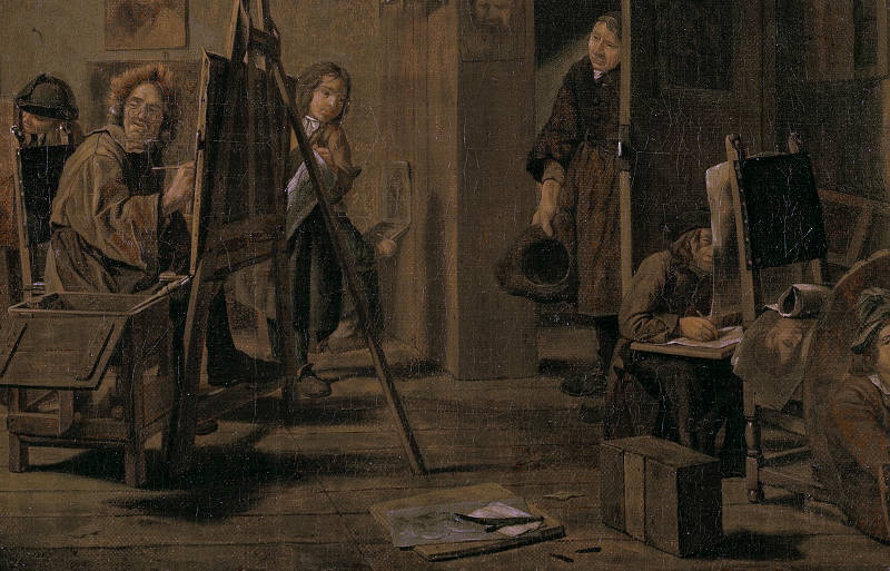 Jan Josef Horemans the Elder, a Painter's Studio