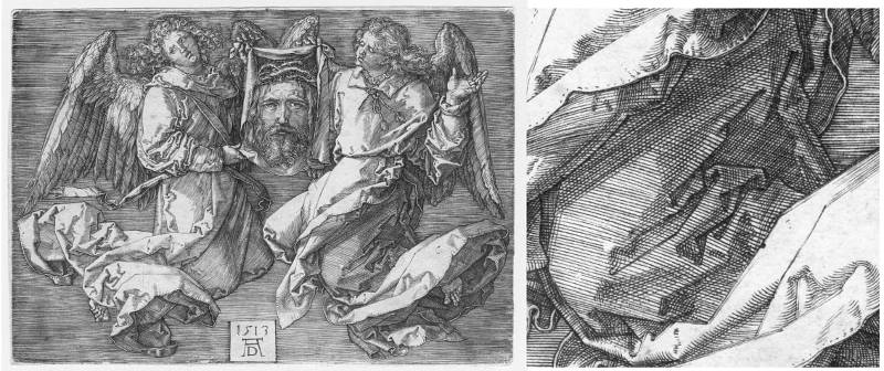 The Sudarium Displayed by Two Angels, Albrecht Durer