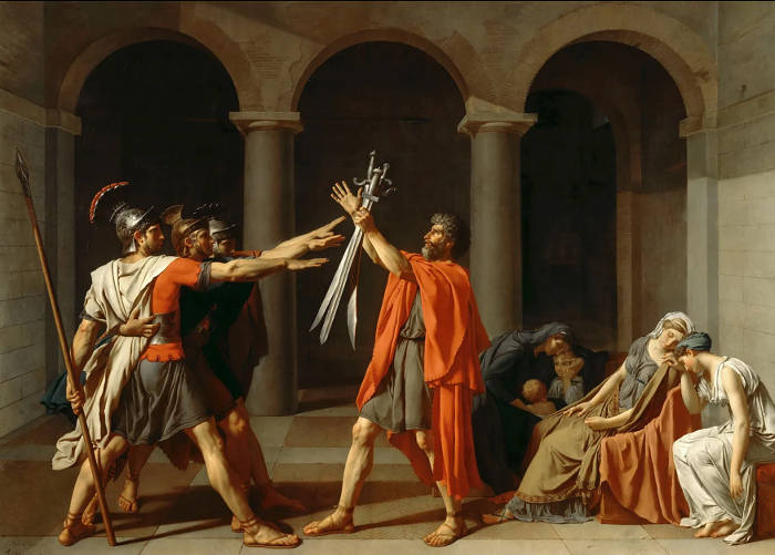 Oath of the Horatii, Jacques-Louis David