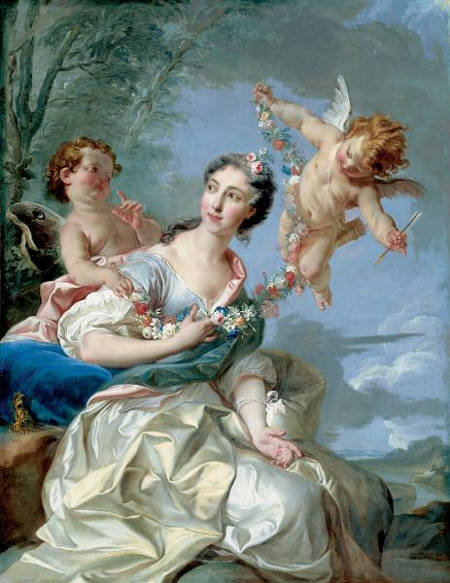 Portrait of Madame de Conti as Venus , Noel Coypel