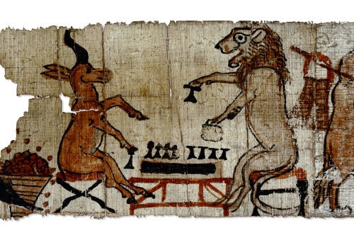 Scene from a Satirical Papyrus