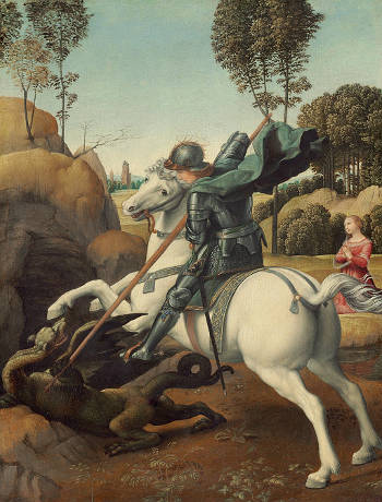 Saint George and the Dragon , Raphael