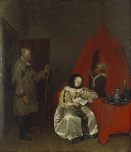 Rural Postman, Gerrit ter Borch