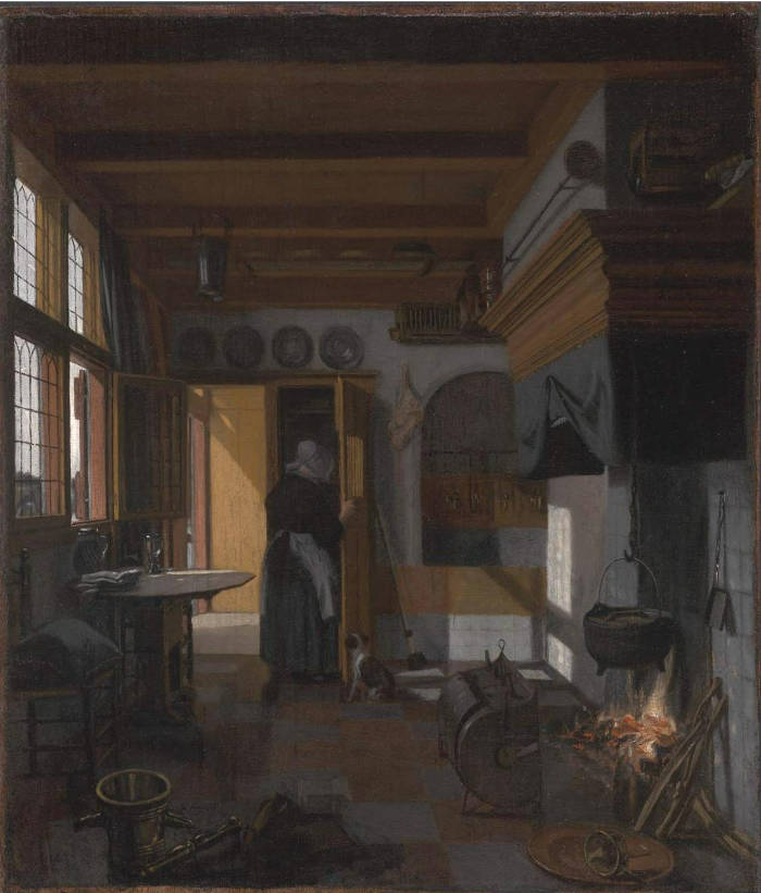 Kitchen Interior, Emmanuel de Witte