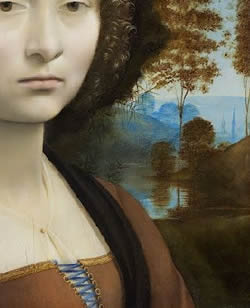 Ginevra de' Benci, Leonardo