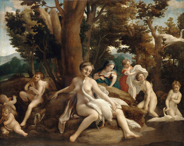 Leda and the Swan, Correggio