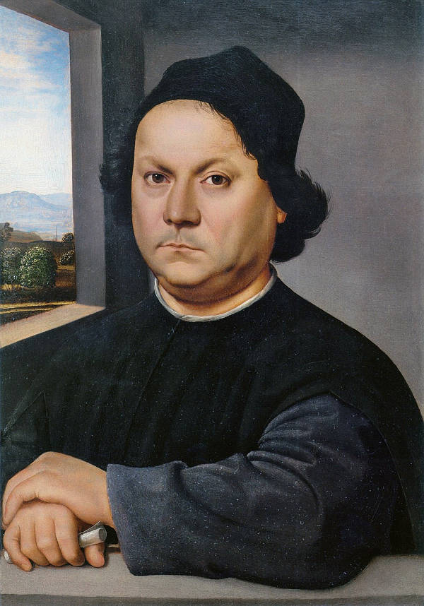 Portrait of a Man, Attributed to Raphael