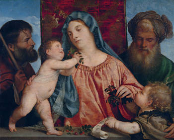 The Madonna of the Cherries, Titian